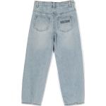 Jeans elasticizzati blu chiaro per Donna Moschino Kids 
