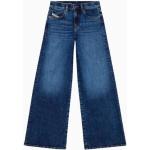 Jeans bootcut blu scuro M di cotone per Donna Diesel 