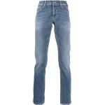 Jeans blu chiaro in poliestere a vita bassa Dondup George 