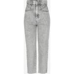 Jeans grigi XS di cotone tinta unita a vita alta per Donna ISABEL MARANT 