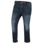 Jeans classici blu XXL taglie comode in denim da moto per Uomo Bering Time 