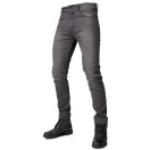 Pantaloni antipioggia grigio chiaro in denim da moto per Uomo 