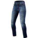 Jeans blu L da moto per Donna Rev'it 
