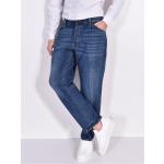 Jeans larghi scontati blu scuro di cotone per la primavera per Uomo PT Torino 