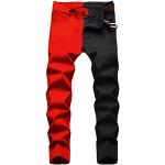 Pantaloni rossi XS taglie comode impermeabili per l'estate da caccia per Uomo Generico 