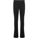 Jeans neri di cotone a vita bassa Saint Laurent Paris 