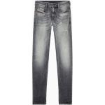 Jeans skinny grigi di cotone Bio per Uomo Diesel 