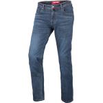 Jeans di cotone a quadri 5 tasche per Uomo 