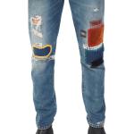Jeans scontati patchwork con toppe per Uomo PT 
