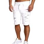 Jeans strappati bianchi L per l'estate per Uomo 
