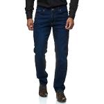 JEEL Jeans da Uomo, Regular-Fit, Taglio Dritto, Elasticizzati, Lavaggio Basic 01-Navy Blu 34W / 30L