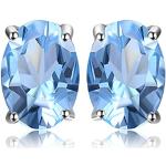 Orecchini eleganti azzurri con pietre per Donna Jewelrypalace 