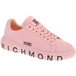 Sneakers larghezza E casual rosa chiaro numero 40 di pelle per Donna John Richmond 