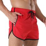 Pantaloncini militari rossi XL mimetici traspiranti lavabili in lavatrice da calcio per Uomo 