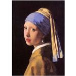 Wee Blue Coo Johannes Vermeer Girl Pearl Earring Painting Picture Wall Art Print Ragazza Pittura Immagine Parete