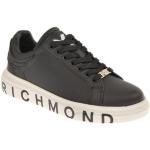 Sneakers larghezza E casual nere numero 39 di pelle per Donna John Richmond 