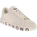 Sneakers larghezza E casual bianche numero 38 di pelle per Donna John Richmond 