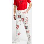 Pantaloni bianchi L di pile lavabili in lavatrice a tema Chicago con elastico per Uomo jordan Michael Jordan 