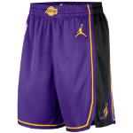 Pantaloncini viola da basket per Uomo jordan Los Angeles Lakers 