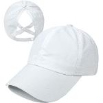 Cappelli estivi bianchi di nylon traspiranti per Donna 