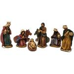 Statuine in resina Sacra Famiglia 9 cm Joy Christmas 