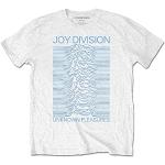 Joy Division T Shirt Unknown Pleasures Blu On Bian