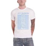 Joy Division T Shirt Unknown Pleasures Blu On Bian
