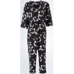 Jumpsuit nero donna yes-zee a fiori bianchi q426 xs