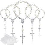 Bracciali rosario avorio per Battesimo per Donna 