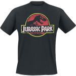 Jurassic Park - Classic Logo - T-Shirt - Uomo - nero