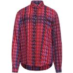 Camicie stampate classiche rosse M in viscosa manica lunga per Uomo Roberto Cavalli Just 