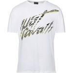 Magliette & T-shirt bianche M di cotone tinta unita mezza manica con manica corta per Uomo Roberto Cavalli Just 