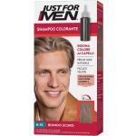 Shampoo coloranti grigi naturali per ricrescita capelli all'olio d'oliva texture olio per Uomo Just For Men 