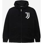 Felpe nere di cotone con zip per Uomo Juventus 