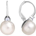 JVD Eleganti orecchini di perle con zirconi SVLE0873XH2P100