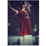 JYSHC Zlatan Ibrahimovic AC Milan Poster Legno Jig