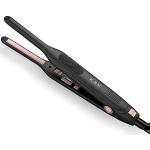 Piastre in titanio nere formato viaggio con temperatura regolabile per capelli ricci per Uomo edizione professionali K&K 