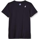 T-shirt manica corta scontate blu 13/14 anni mezza manica per bambini K-WAY 