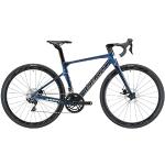 Bici blu in fibra di carbonio da corsa per Donna 