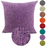 Cuscini viola 50x50 cm di cotone per divani 