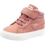 Sneakers invernali larghezza E casual rosa antico numero 29 chiusura velcro per bambini Kangaroos 