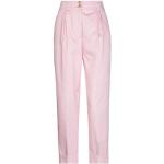 Jeans rosa chiaro S di cotone tinta unita con risvolto per Donna KAOS Jeans 