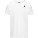 Magliette & T-shirt Slim Fit bianche di cotone per Uomo Kappa 222 Banda 