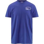 Magliette & T-shirt scontate viola XL di cotone Bio mezza manica con scollo rotondo per Uomo Kappa Authentic 