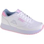 Sneakers bianche in similpelle per Donna Kappa Base 