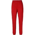 Pantaloni tuta rossi M di cotone lavabili in lavatrice per Uomo Kappa 