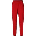 Pantaloni tuta rossi S di cotone lavabili in lavatrice per Uomo Kappa 