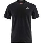 Magliette & T-shirt nere XL 6 pezzi con scollo rotondo per Uomo Kappa 