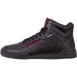 Sneakers alte larghezza A scontate casual nere numero 47 in similpelle per Uomo Kappa 
