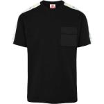 Magliette & T-shirt scontate classiche nere L mezza manica con manica corta per Uomo Kappa 